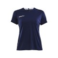 Craft Sport-Shirt Progress Practise (100% Polyester) navyblau Damen